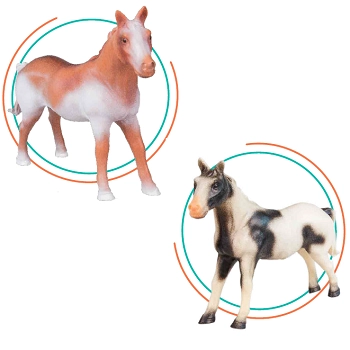 Cavalo Malhado De Vinil Ref.vb310 Db Play