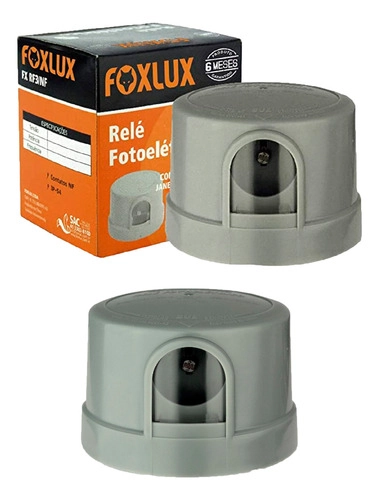 Kit 2 Relé Fotoelétrico Foxlux 127v
