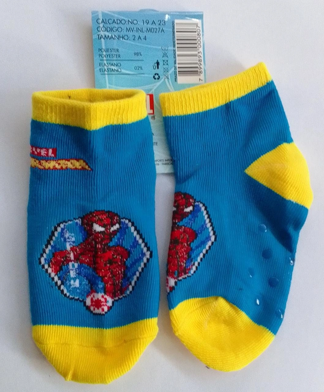 Meia Longa Spider Man Mv Inl M027a A. P. De Almeida