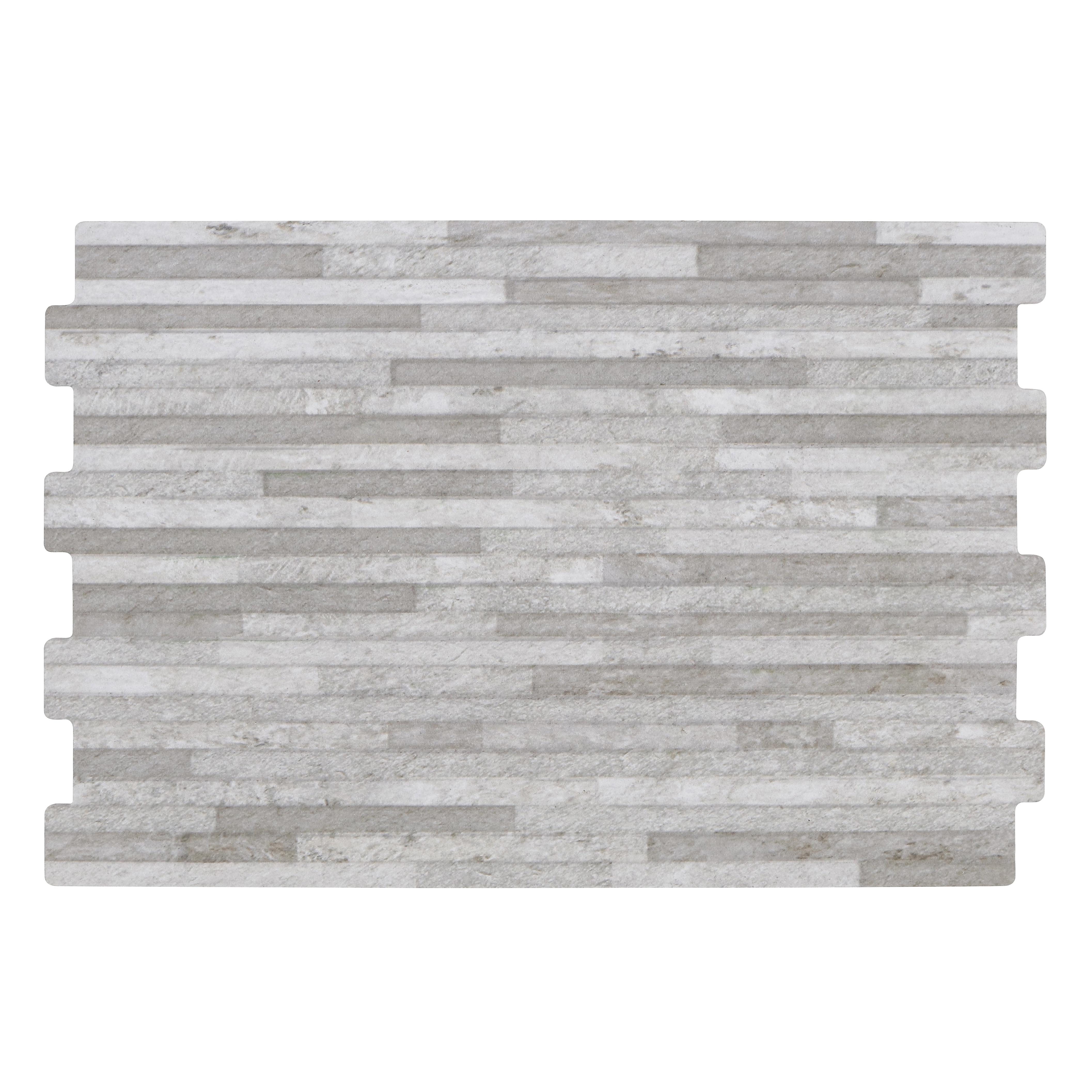 Revestimento de Parede Interno Pedra Acetinado 34x50cm Borda Reta Dinamarca Prata Artens