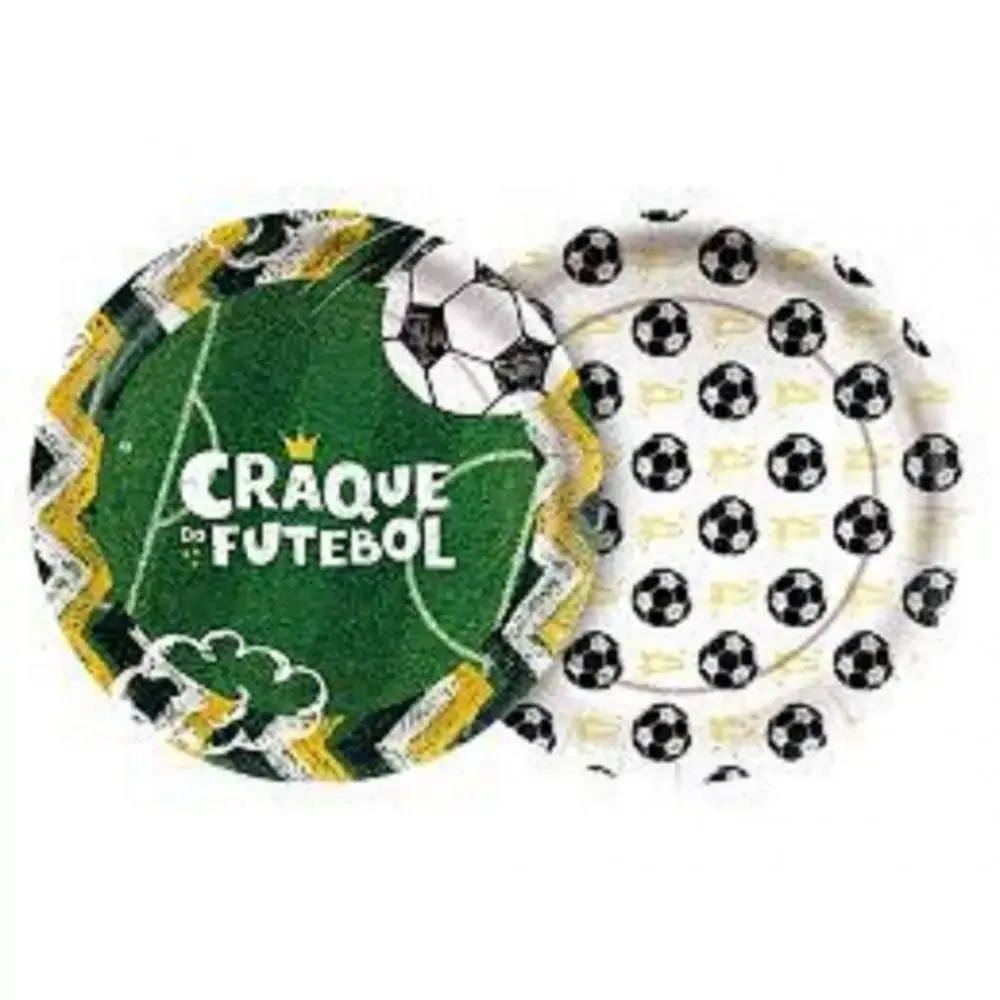 Prato Regina 18cm C/8 Futebol