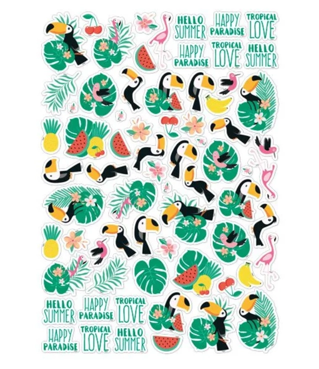 Mini Personagens Festa Tropical R640 C/70 Regina
