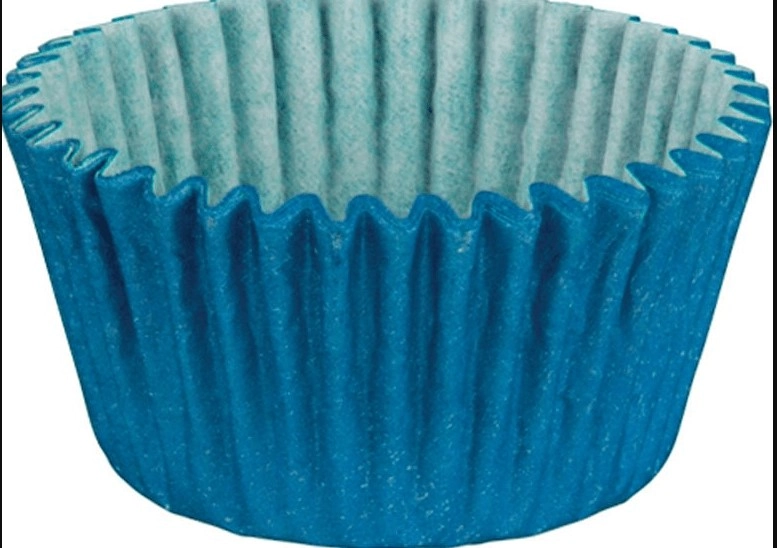 Forminha Cupcake Regina Imp Azul Royal 1x45