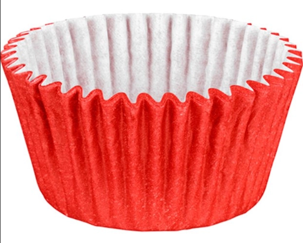 Forminha Cupcake Regina Imp Vermelha 1x45