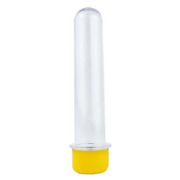 Tubete 13cm Vila Festas C/10und Amarelo