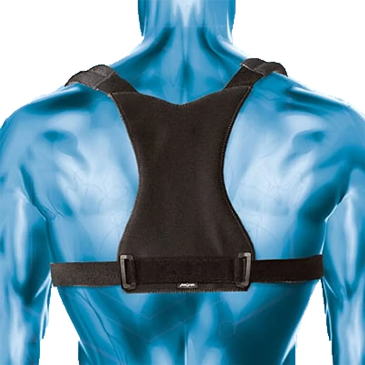 Corretor Postural Ortopédico Preto Mova - Tamanho P/M