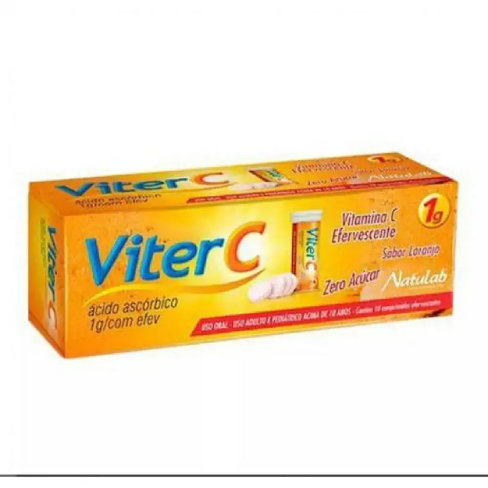 VITER C TRIPLA ACAO EFERV 10 CAPS NATULAB