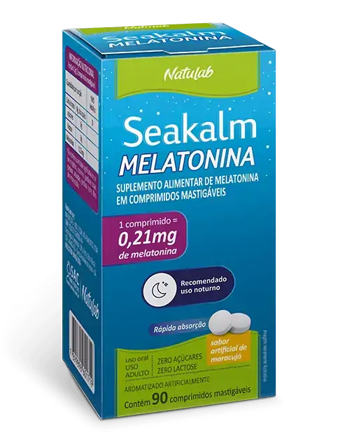 Seakalm Melatonina 0,21mg C/90 Cpr Mast Natulab