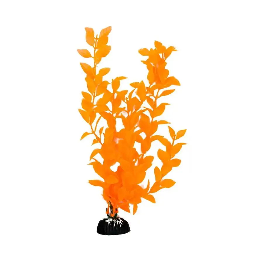Planta Plástica Economy Para Aquário Laranja 30cm Soma