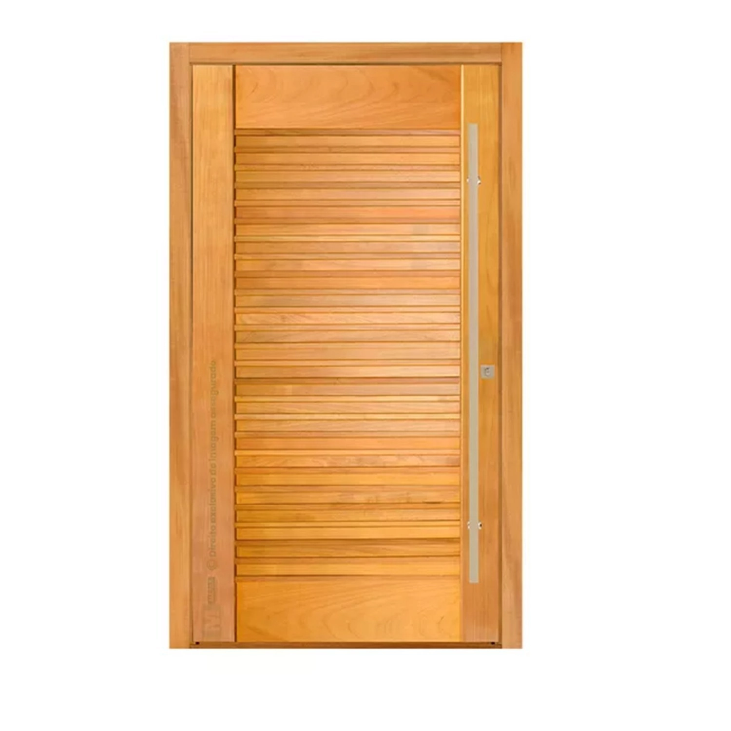 Kit Porta Pivotante 128x215cm Suica Tauari Mapaf Marrom Claro