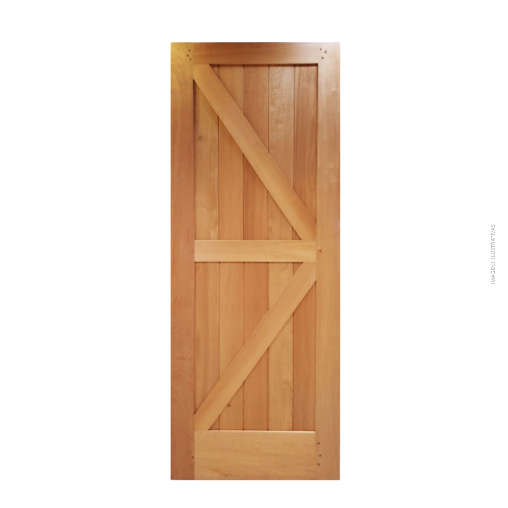 Folha de porta 210x90cm Tauari Celeiro Mapaf
