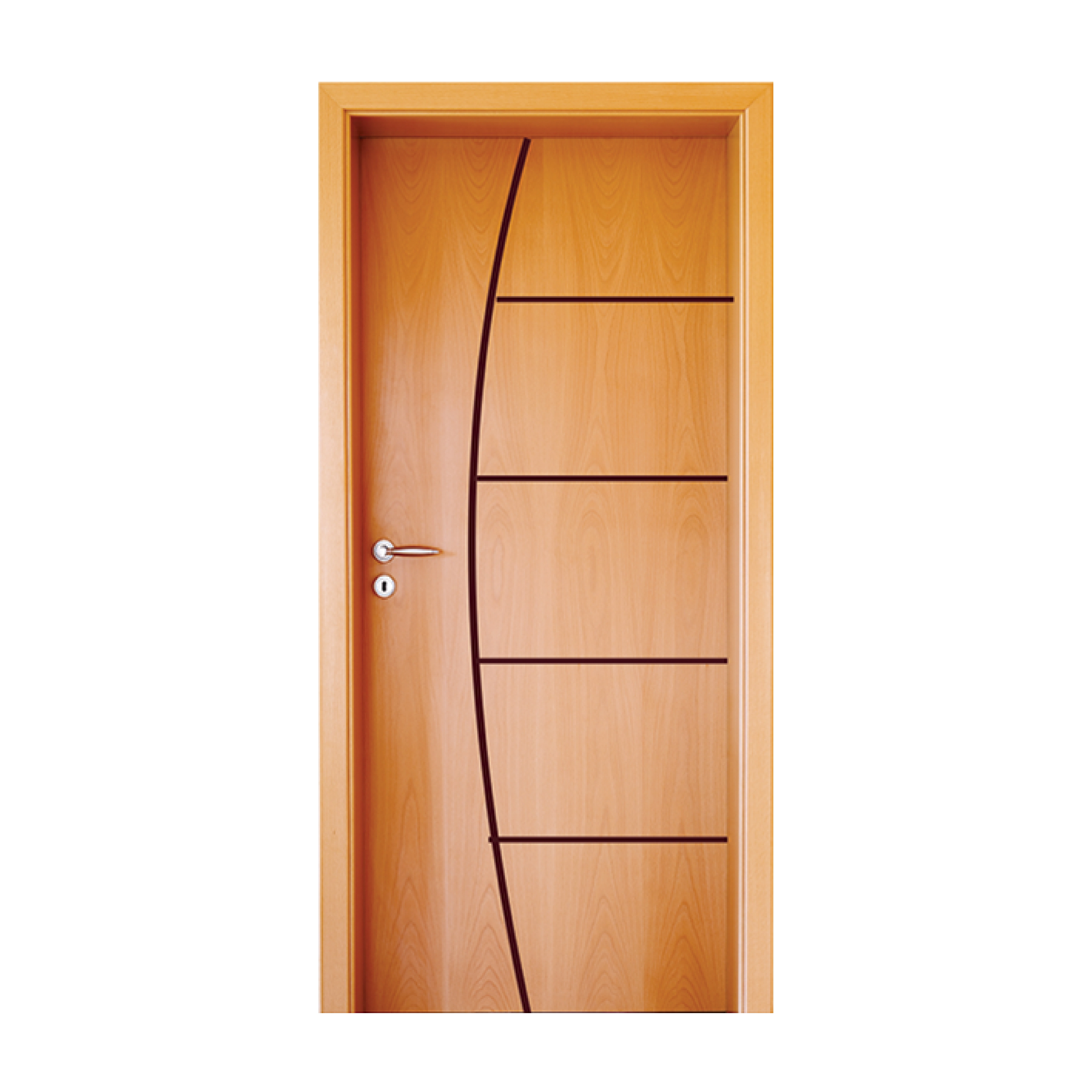Folha de porta 210x70cm Tauari HDF Frisada Mapaf (modelo 186)