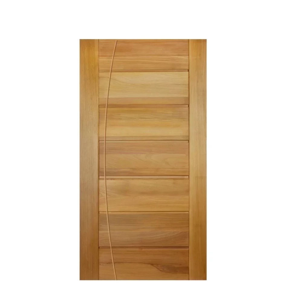 Folha De Porta 210x112cm Tauari  Frisada Mapaf Marrom