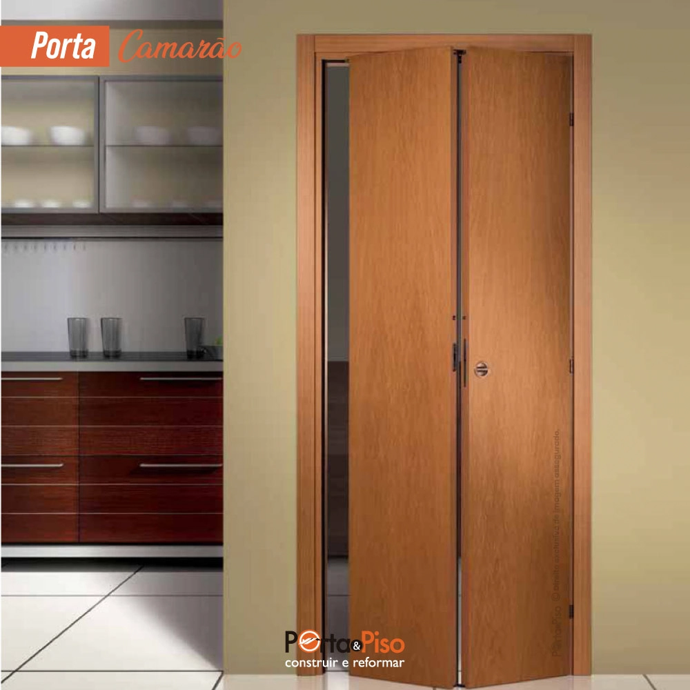 Kit Porta Tauari Camarao Mapaf 80x215 Abertura Lado Direito