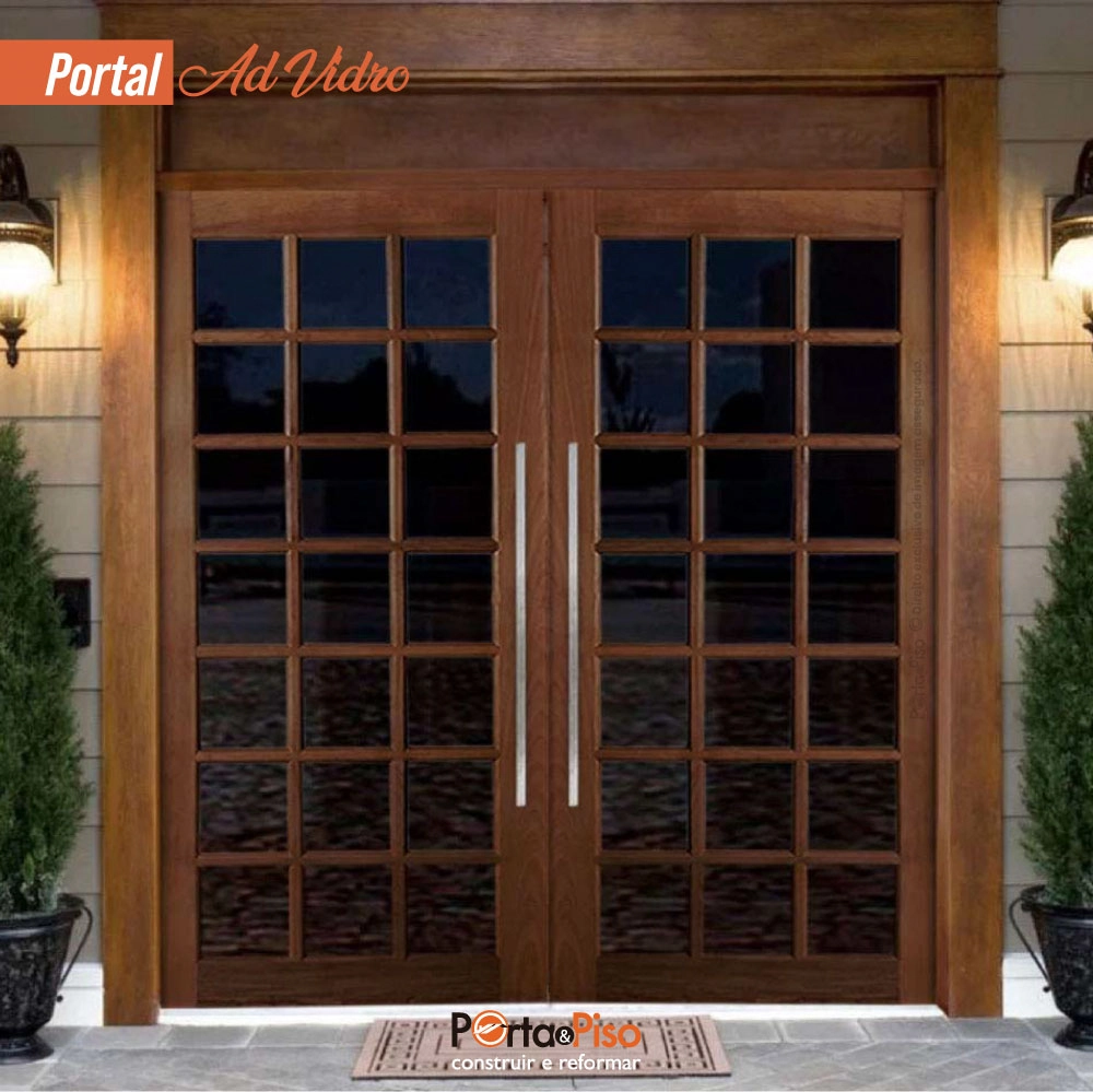 Kit Portal Duplo Ad Vidros Mapaf 150x215cm