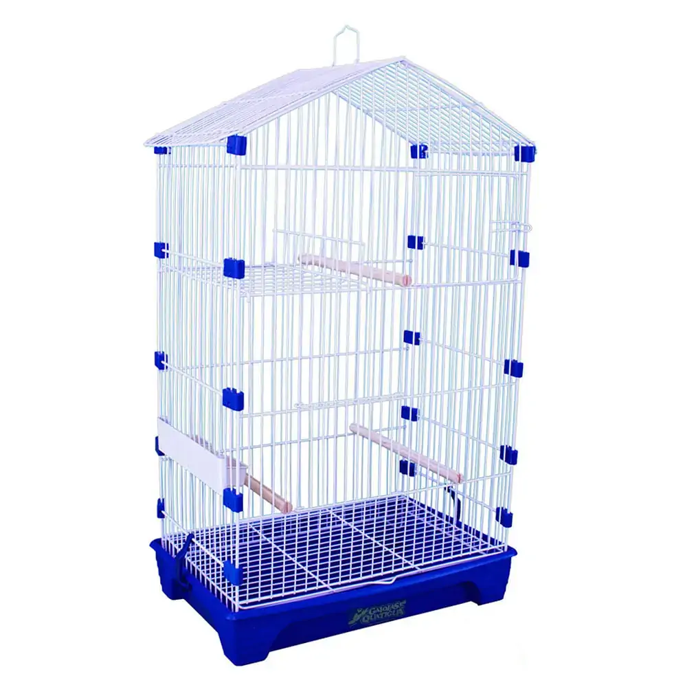 Gaiola Periquito Grade Branca B 2 Diversas