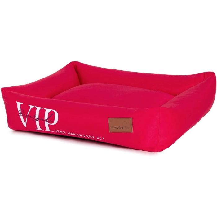 Cama De Microfibra Vip Tamanho Pequeno Cor Vermelha Kaminha