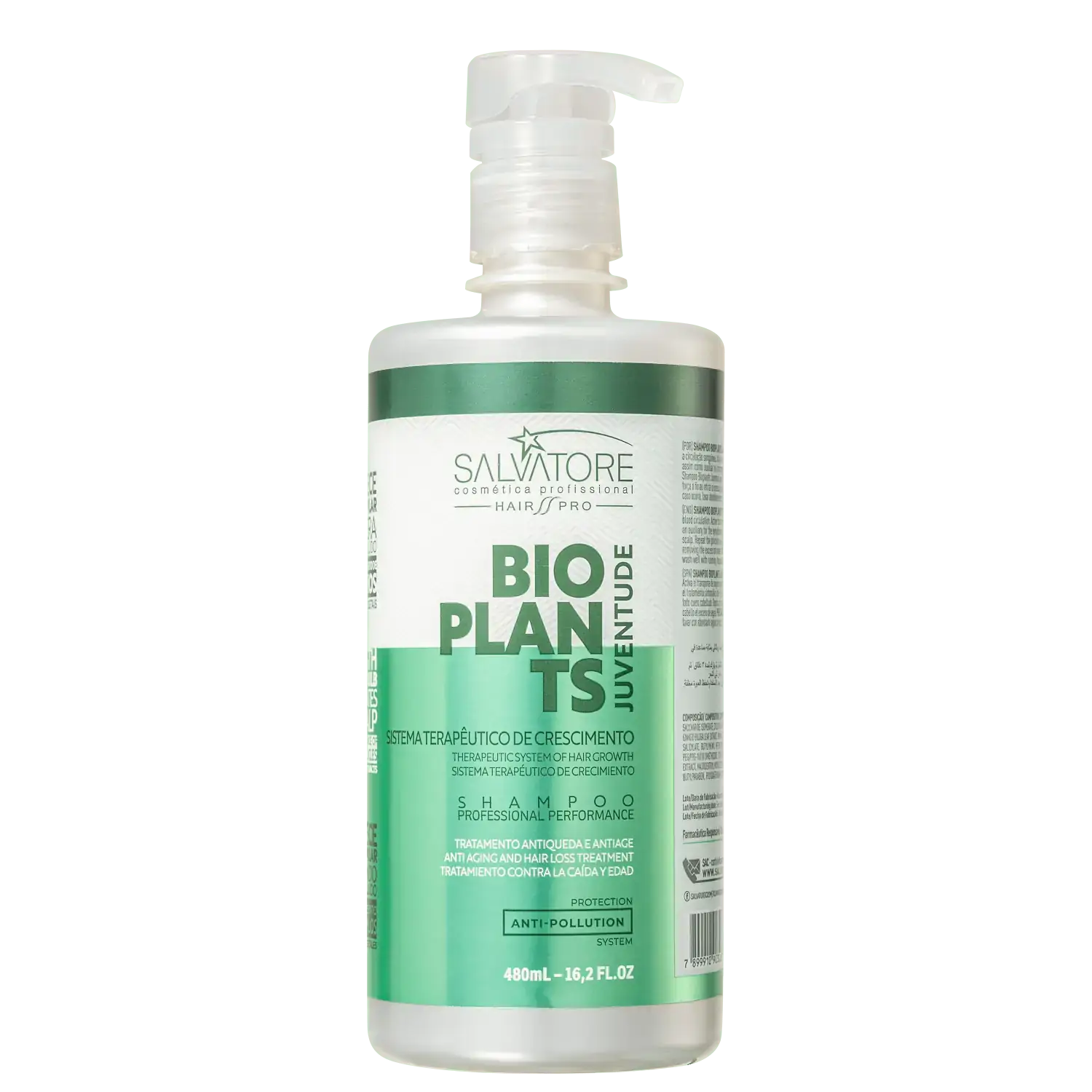 Bioplants Sh Antiquedas 480ml Salvatore