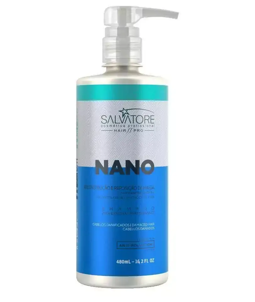 Shampoo Nano Reconstrutor Salvatore 480 ml