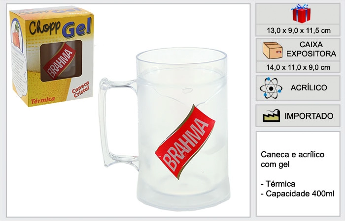 Caneca Gel Ravi Brahma Cristal 1195