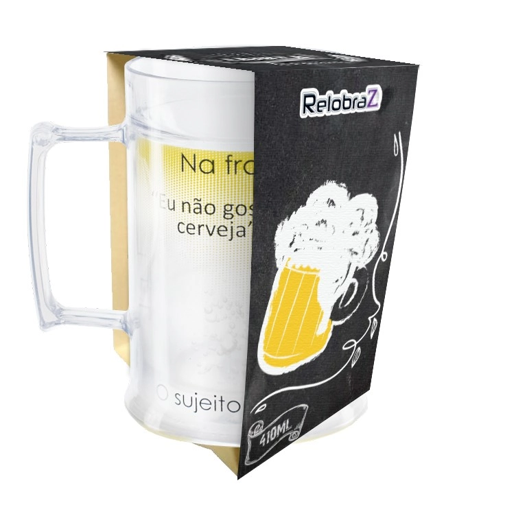 Caneca Gel Cinta O Sujeito Nao Sou Eu 410ml 3647 Relobraz