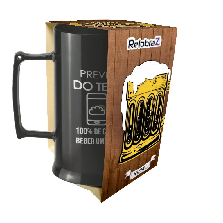 Caneca Gel Cinta Previsao Do Tempo 410ml 74714 Relobraz