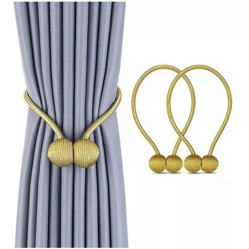 Abracadeira Pingente Magnetico Cortina Bege 59405962 Std