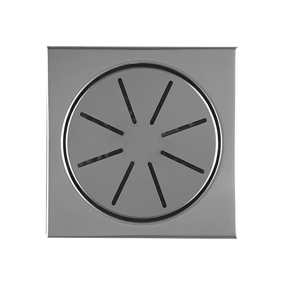 Ralo Elegance Plus Decor Inox Espelhado 17,5 X 17,5 Cm