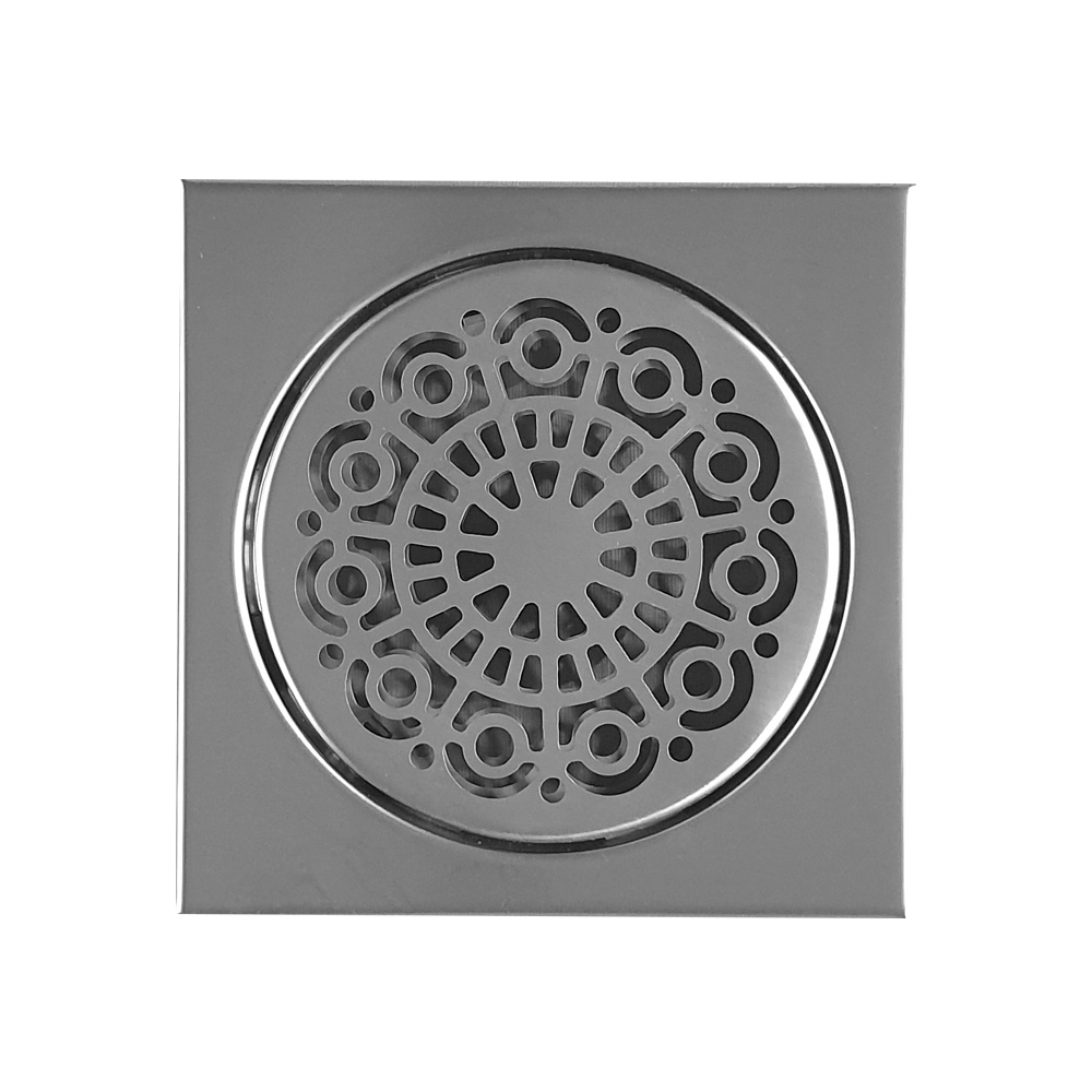 Ralo Elegance Plus Thay Inox Espelhado 17,5 X 17,5 Cm