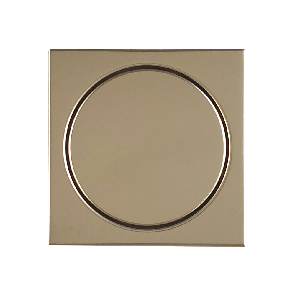 Ralo Elegance Inox Ouro 12,5 X 12,5 Cm