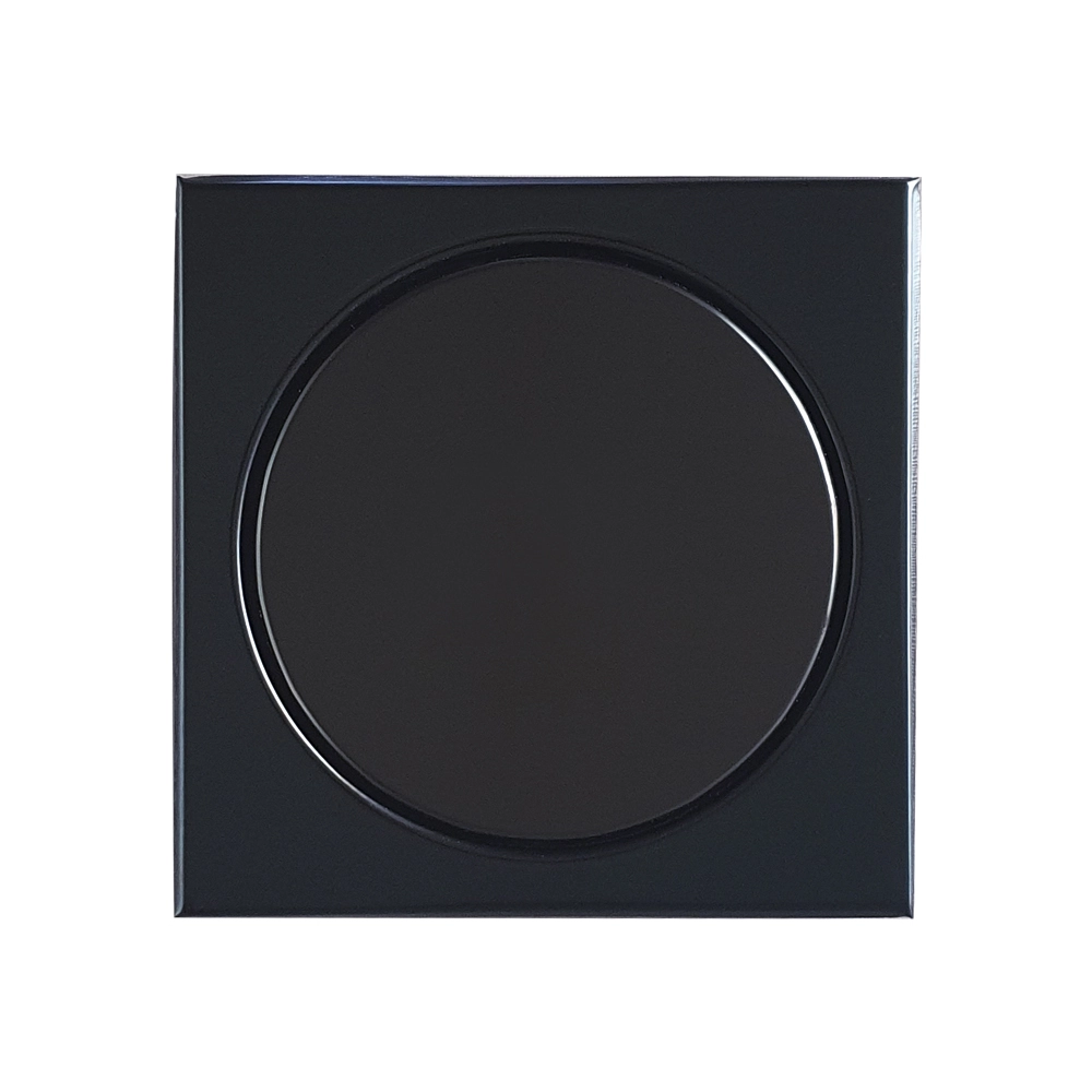 Ralo Elegance Inox Preto 17,5 X 17,5 Cm