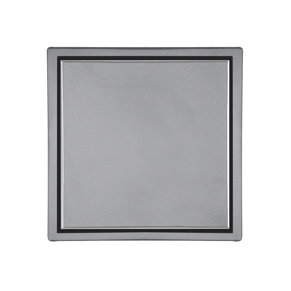 Ralo Quattro Vistta Inox Espelhado 15 X 15 Cm