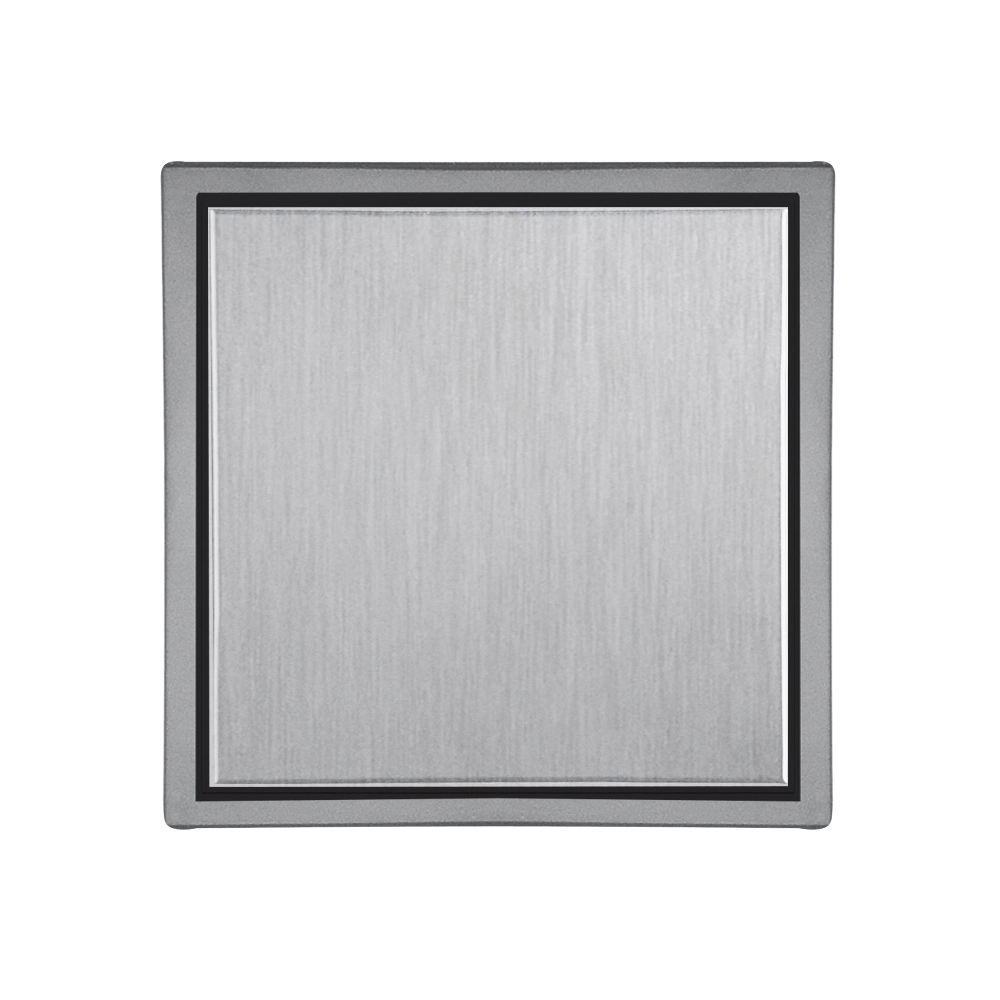 Ralo Quattro Vistta Inox Escovado 15 X 15 Cm