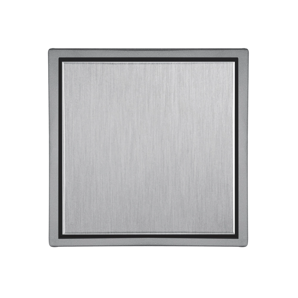 Ralo Quattro Vistta Inox Escovado 10 X 10 Cm