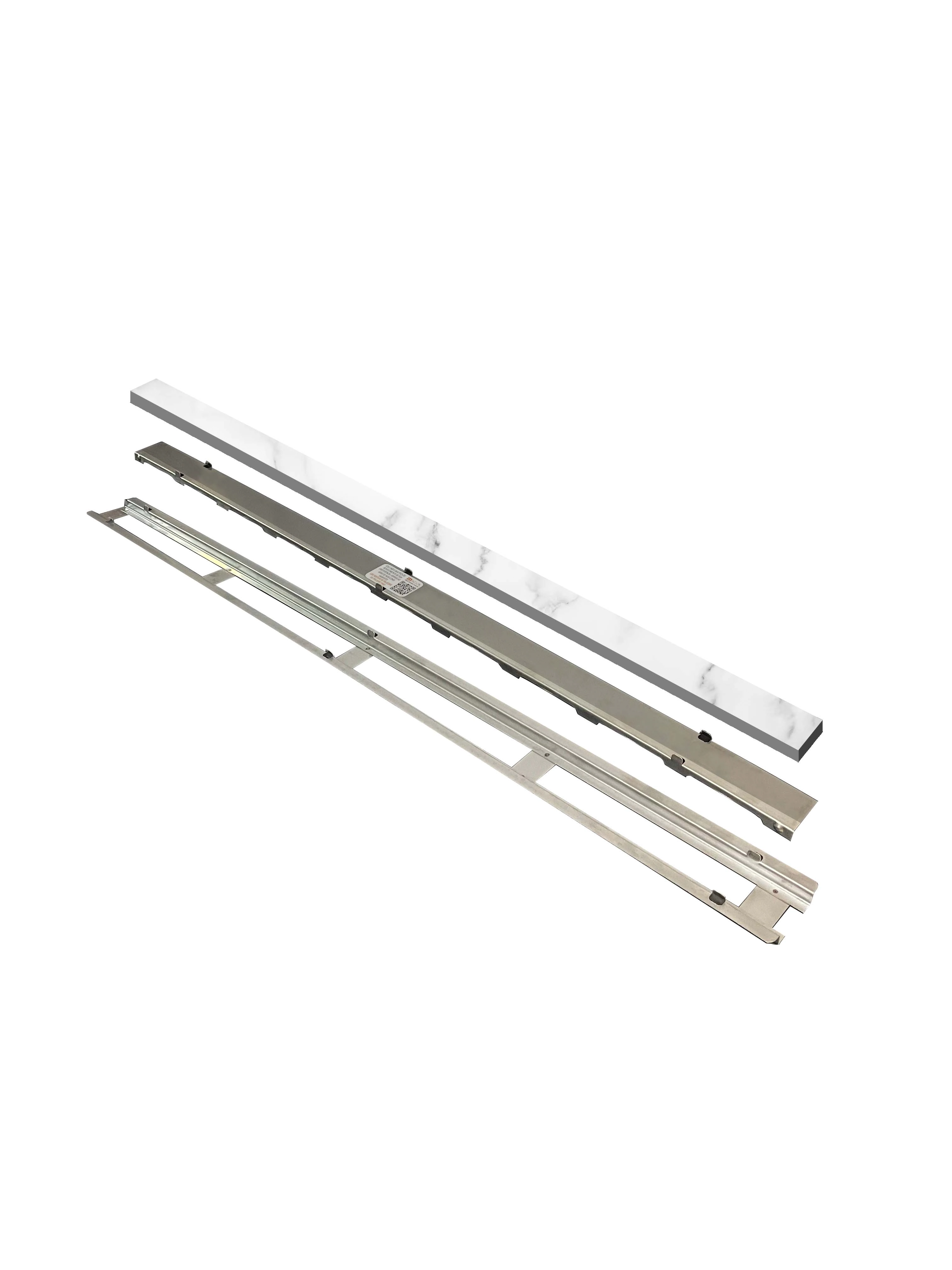 Grelha Externa Inox Oculta 5 X 100 Cm
