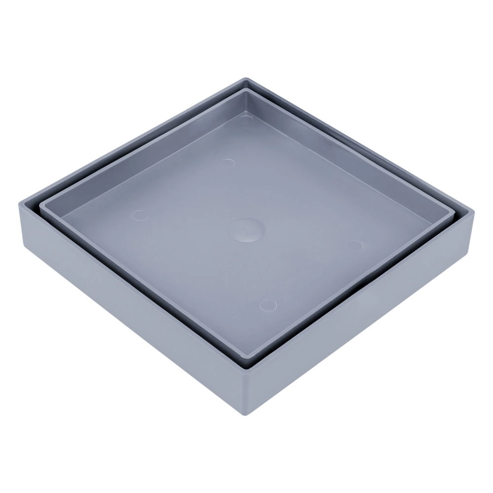 Ralo Oculto Amatacasa Platina 15x15 Cm