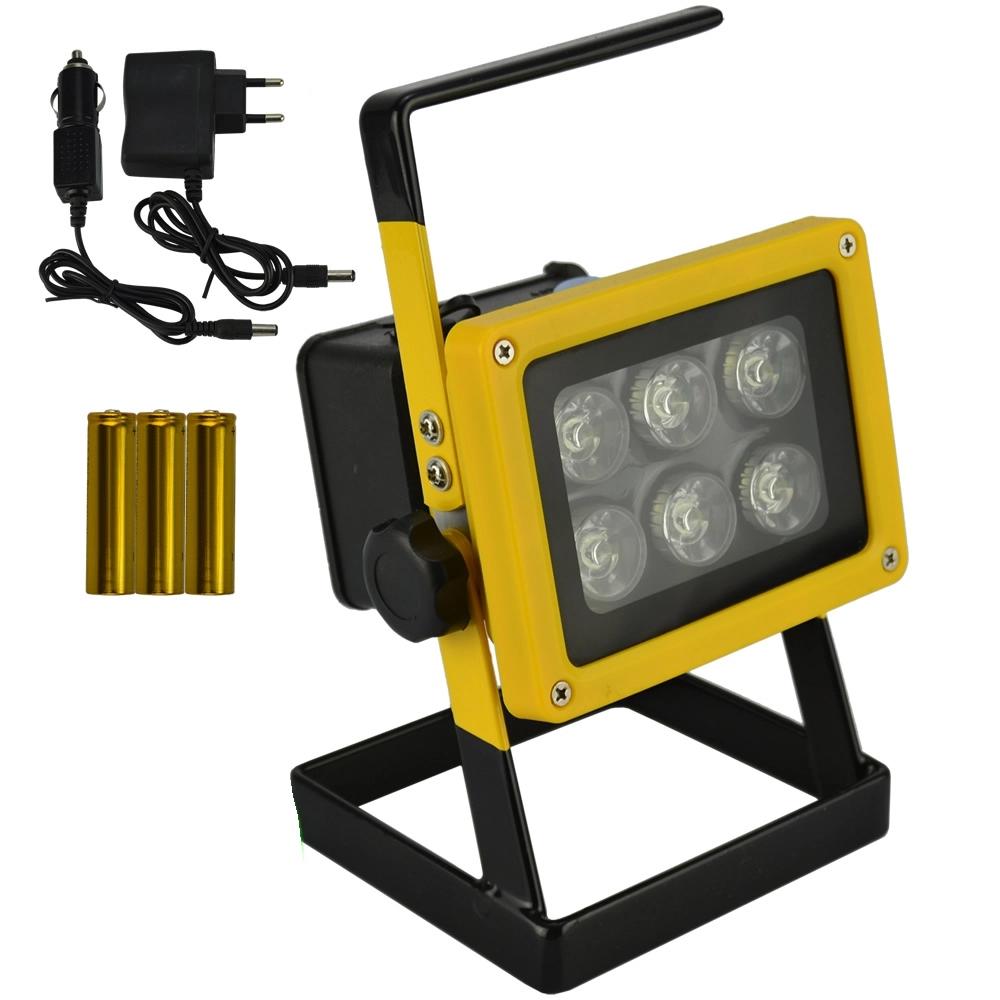 Refletor Led 30w Portátil Recarregável Ip65 6 Leds Cob Cbrn16426