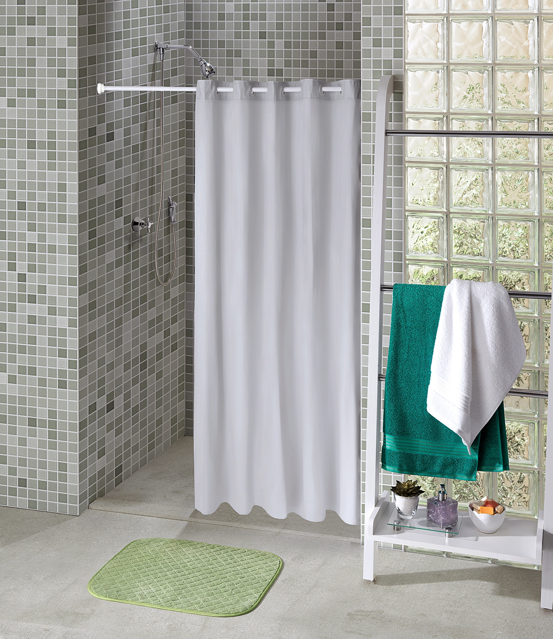 Varal Extensivo 22mm De 70cm A 1,2m Branco