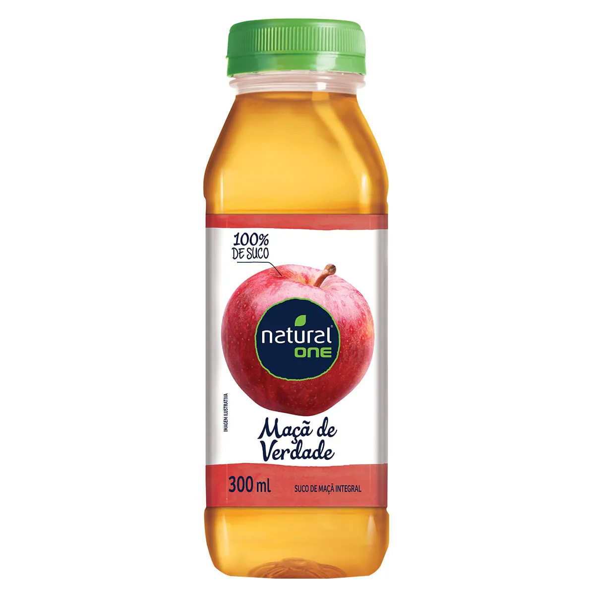 Suco Integral Maçã Natural One Refrigerado Garrafa 300ml