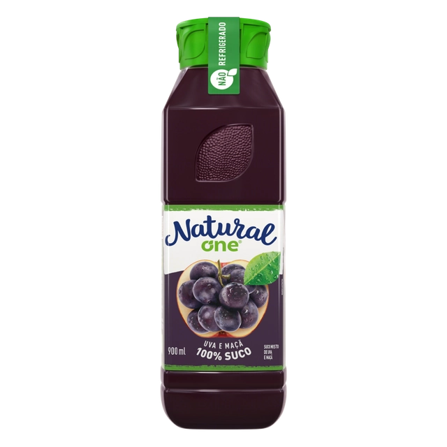 Suco Uva E Maçã Natural One Ambiente Garrafa 900ml