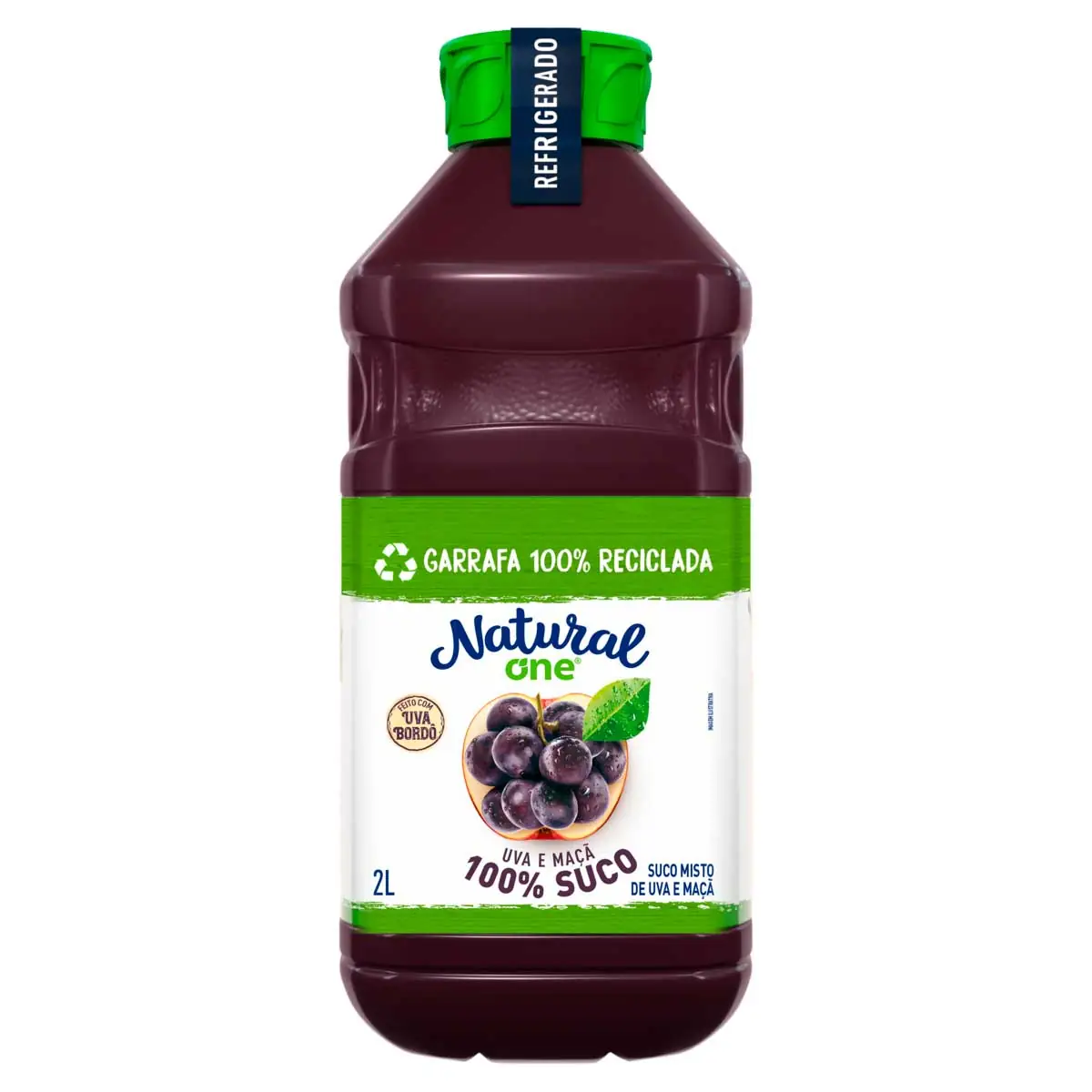 Suco Refrigerado Natural One Uva Maça 2 L