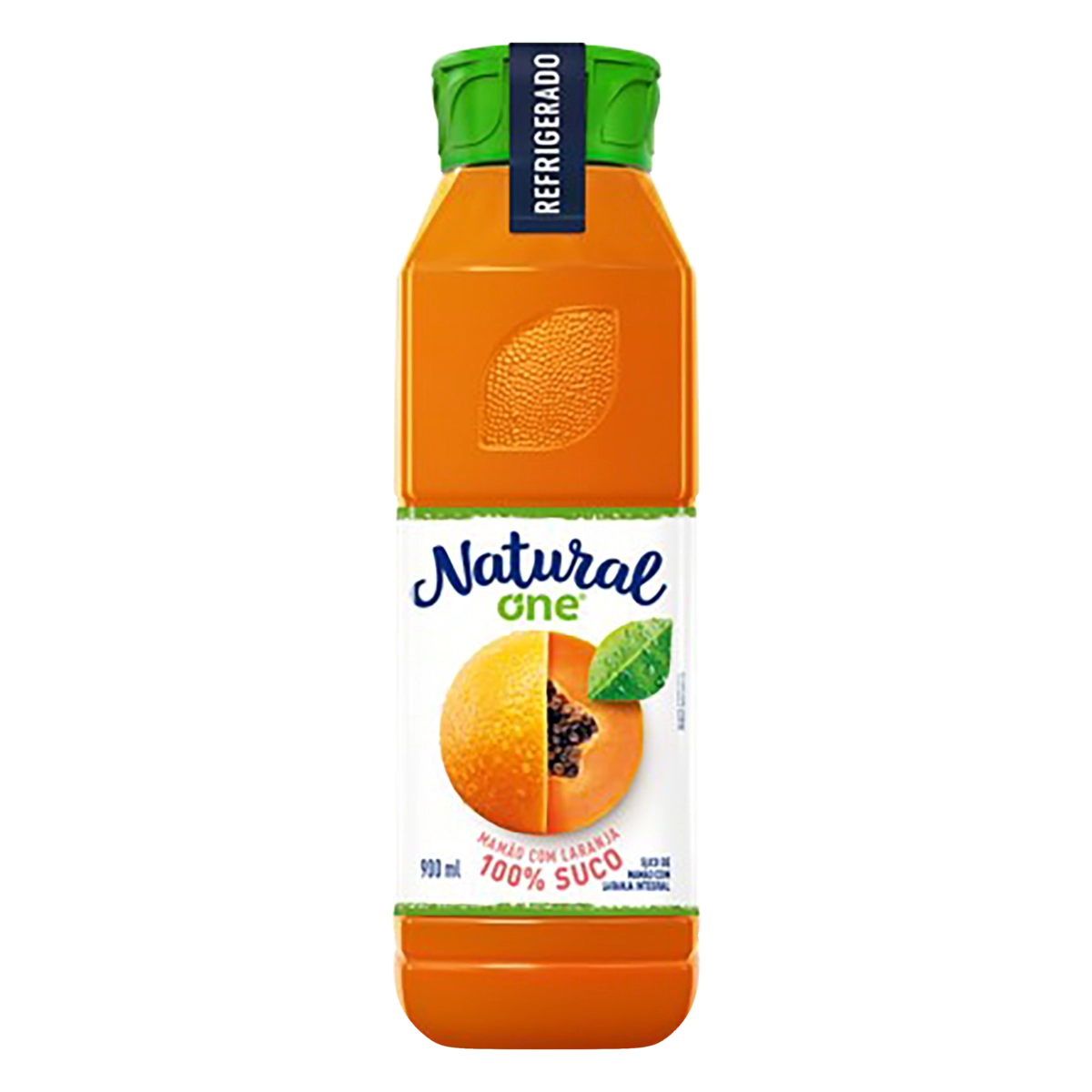 Suco Integral Mamão Com Laranja Natural One Garrafa 900ml