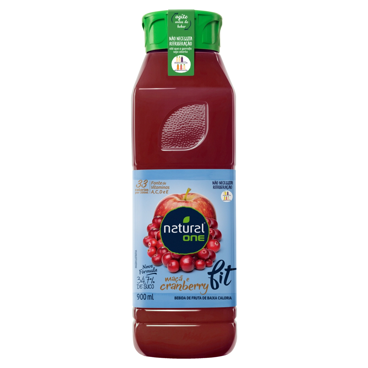 Suco Maçã E Cranberry Natural One Fit Garrafa 900ml