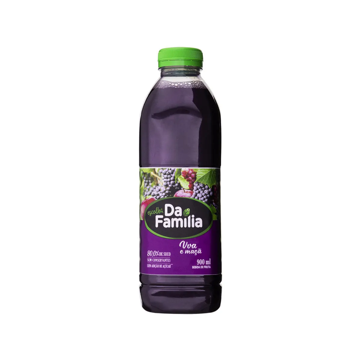 Bebida Uva E Maçã Da Família Ambiente Garrafa 900ml