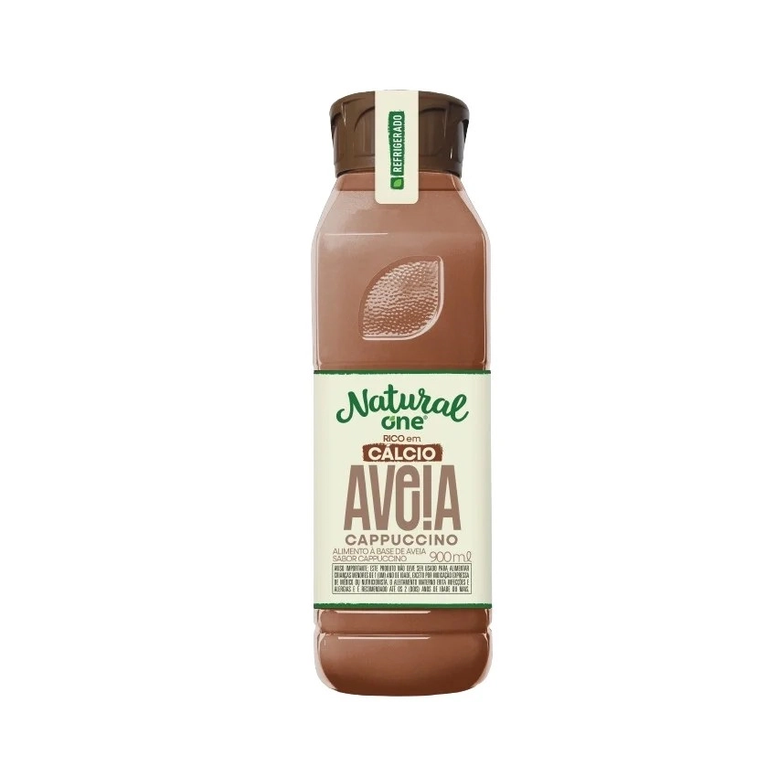 Bebida à Base De Aveia Cappuccino Natural One Refrigerado Garrafa 900ml