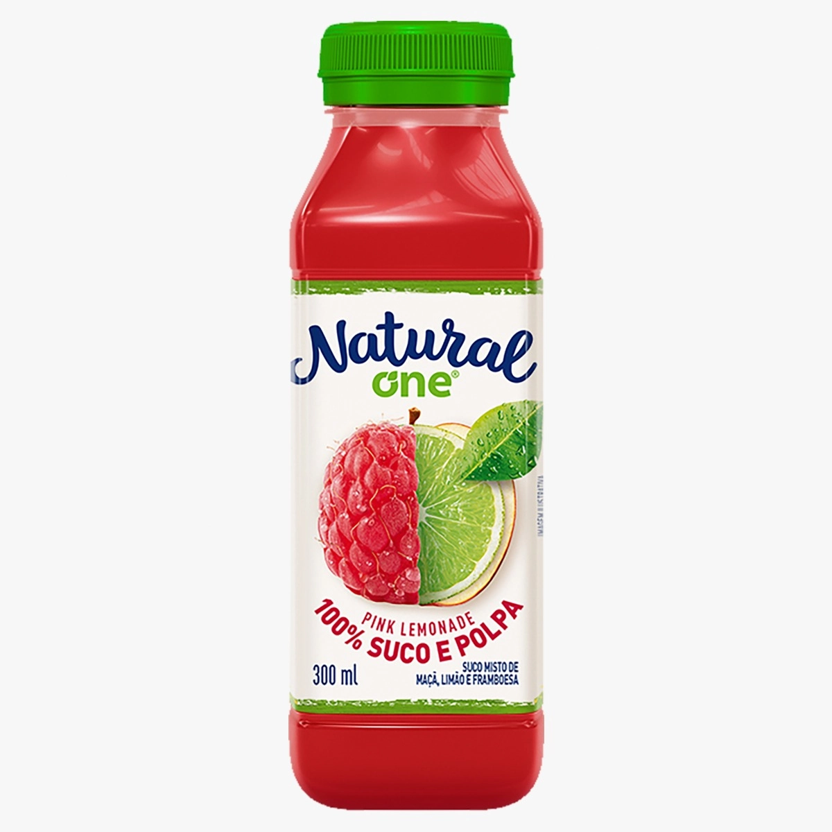 Suco Pink Lemonade Natural One Refrigerado Garrafa 300ml Outubro Rosa