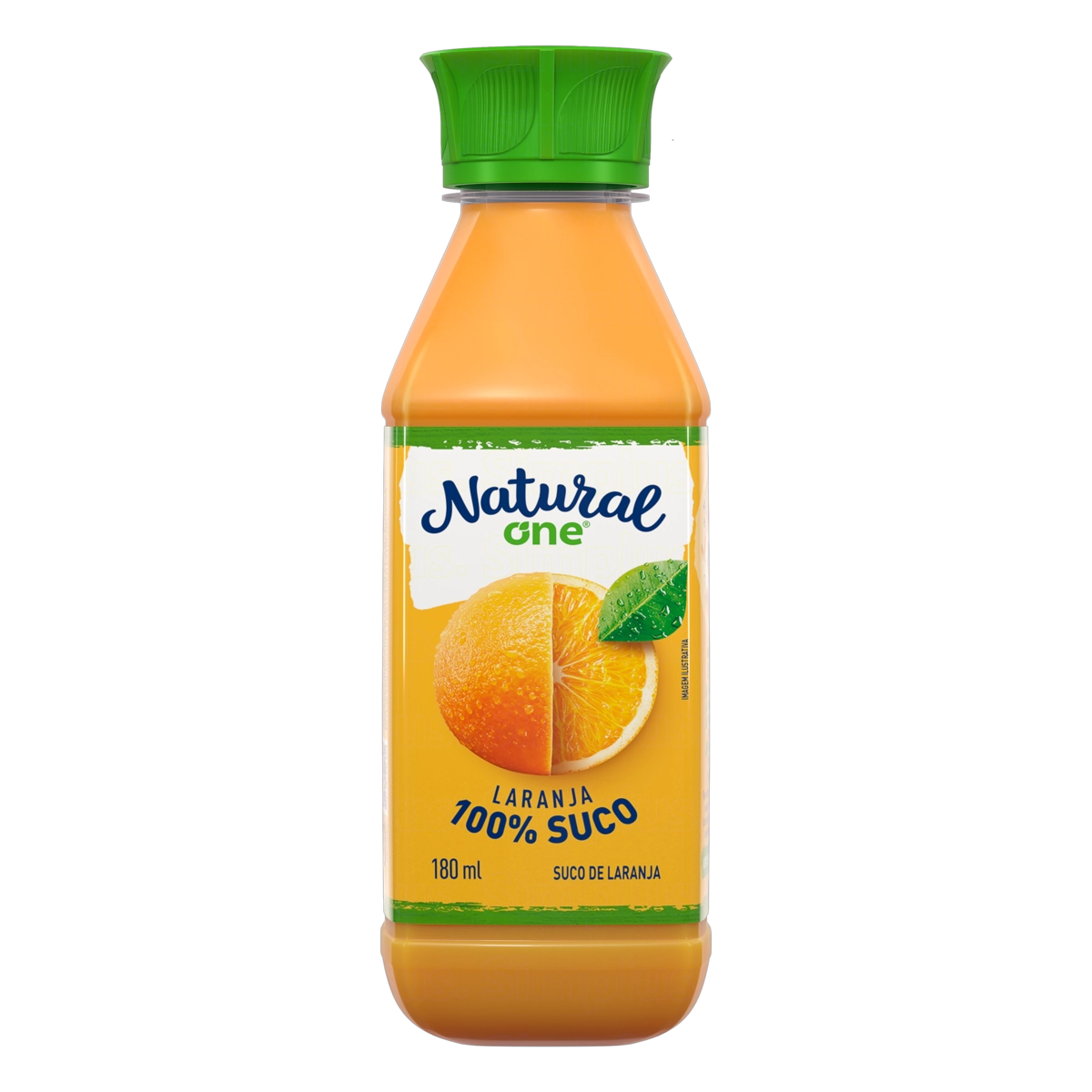 Suco Laranja E Maçã Natural One Ambiente Garrafa 180ml