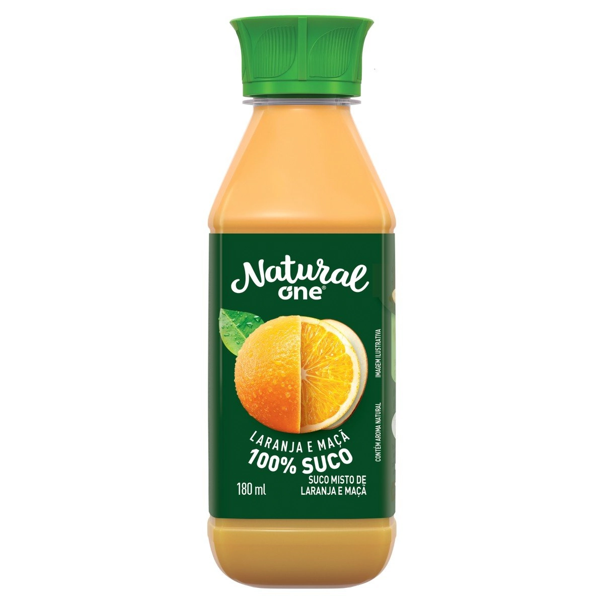 Suco Laranja E Maçã Natural One Ambiente Garrafa 180ml