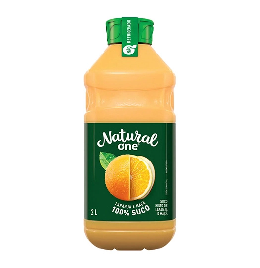 Suco Laranja E Maçã Natural One Ambiente Garrafa 2l