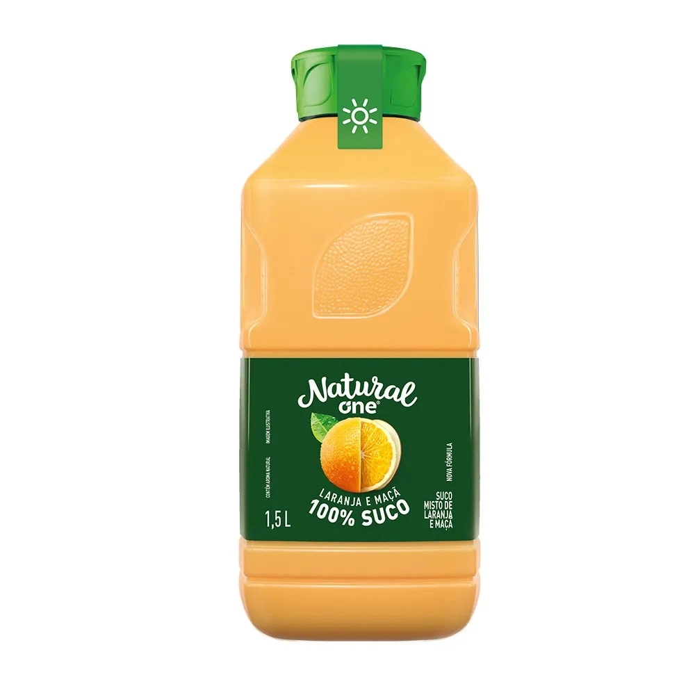 Suco Laranja E Maçã Natural One Ambiente Garrafa 1,5l